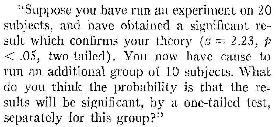 Screenshot of first paragraph in Tversky and Kahneman, 1971.